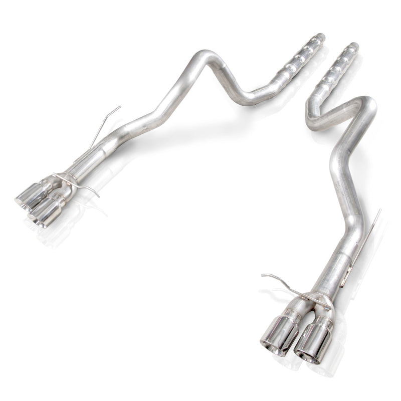 Stainless Works 2013-14 Ford Shelby GT500 3in Catback Retro Chambered Mufflers Resonator M14GT M14GT Photo - Primary