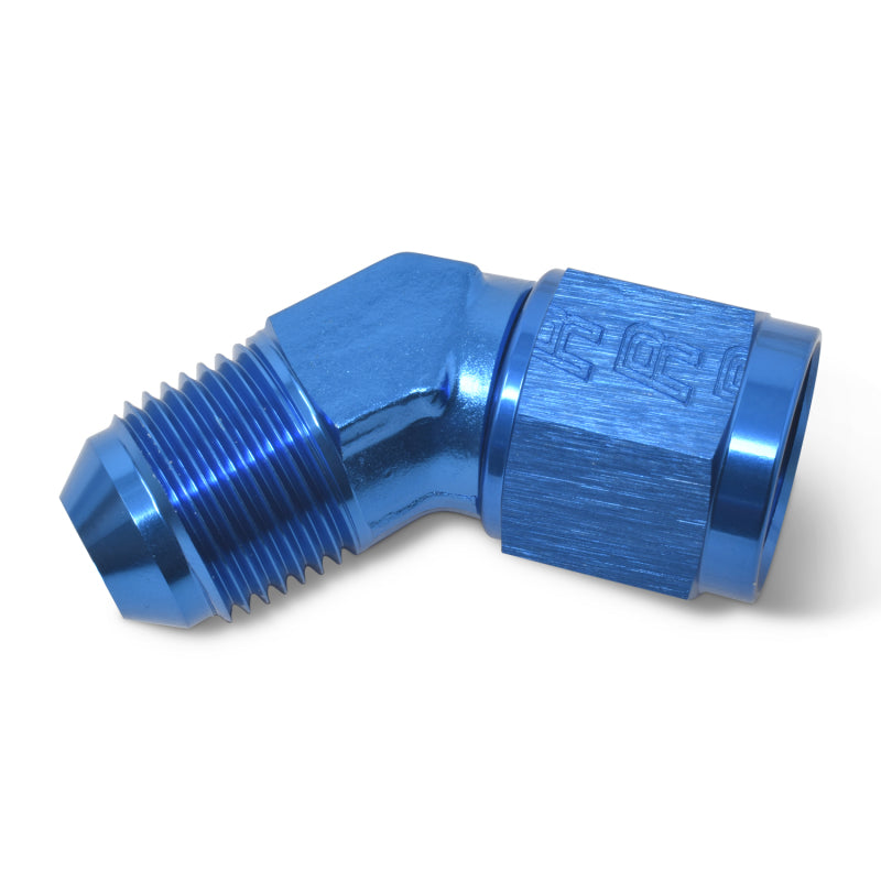 Russell 45° Female AN To Male AN (Blue Finish) 614706 Photo - out of package