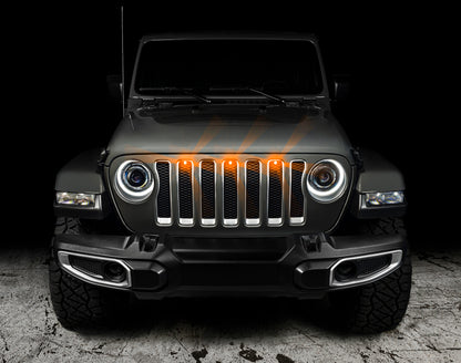 ORACLE Lighting Oracle Pre-Runner Style LED Grille Kit for Jeep Gladiator JT - Amber 5871-005 5871-005 Photo - lifestyle view