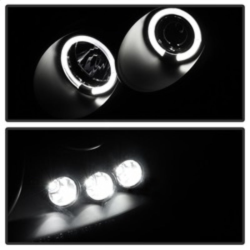 Spyder Chevy Cobalt 05-10 Projector Headlights LED Halo LED Blk Smke PRO-YD-CCOB05-HL-BSM 5078285 5078285 Photo - Primary