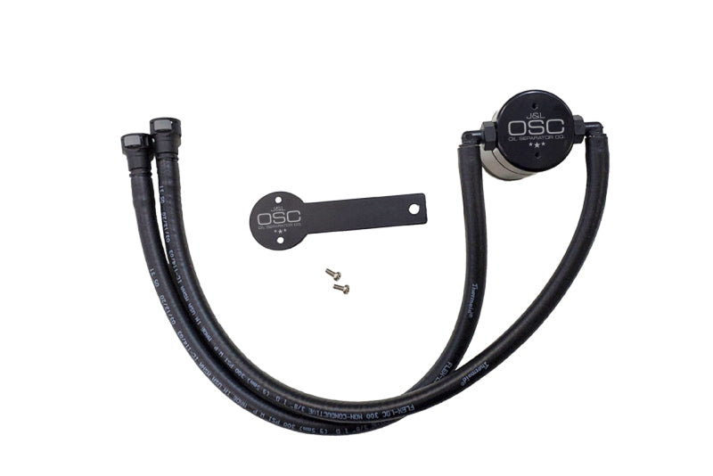 J&L 16-22 Chevrolet Camaro LT1 6.2L Driver Side Oil Separator 3.0 - Black Anodized 3081D-B 3081D-B Photo - Primary