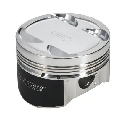 Manley 08+ Mitsubishi Evo X 4B11 86mm Bore +2cc Dome Platinum Series Piston Set w/ Rings 614100C-4