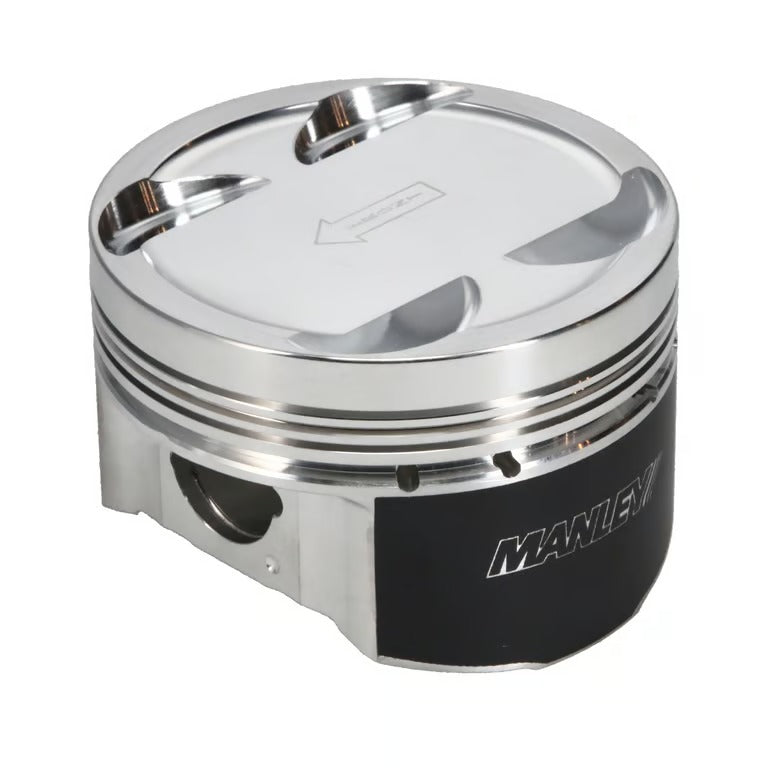 Manley 08+ Mitsubishi Evo X 4B11 86mm Bore +2cc Dome Platinum Series Piston Set w/ Rings 614100C-4