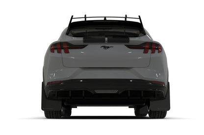 Rally Armor 2021-25 Ford Mach-E Rally Edition Black UR Mud Flap Metallic Black Logo MF96-URXT-BLK-MBK MF96-URXT-BLK-MBK User 1