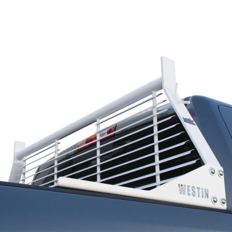 Westin 2002-2018 Dodge/Ram 1500 HD Headache Rack - White 57-8033 57-8033 Photo - Mounted