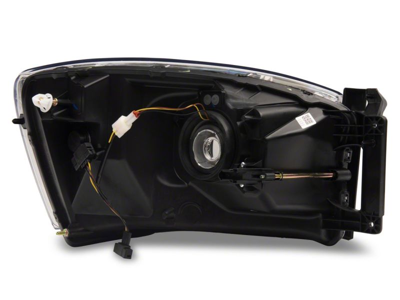 Raxiom 06-09 Dodge RAM 1500/2500/3500 Axial Headlights w/ SEQL LED Bar- Blk Housing (Clear Lens) R131480 R131480 Photo - Close Up