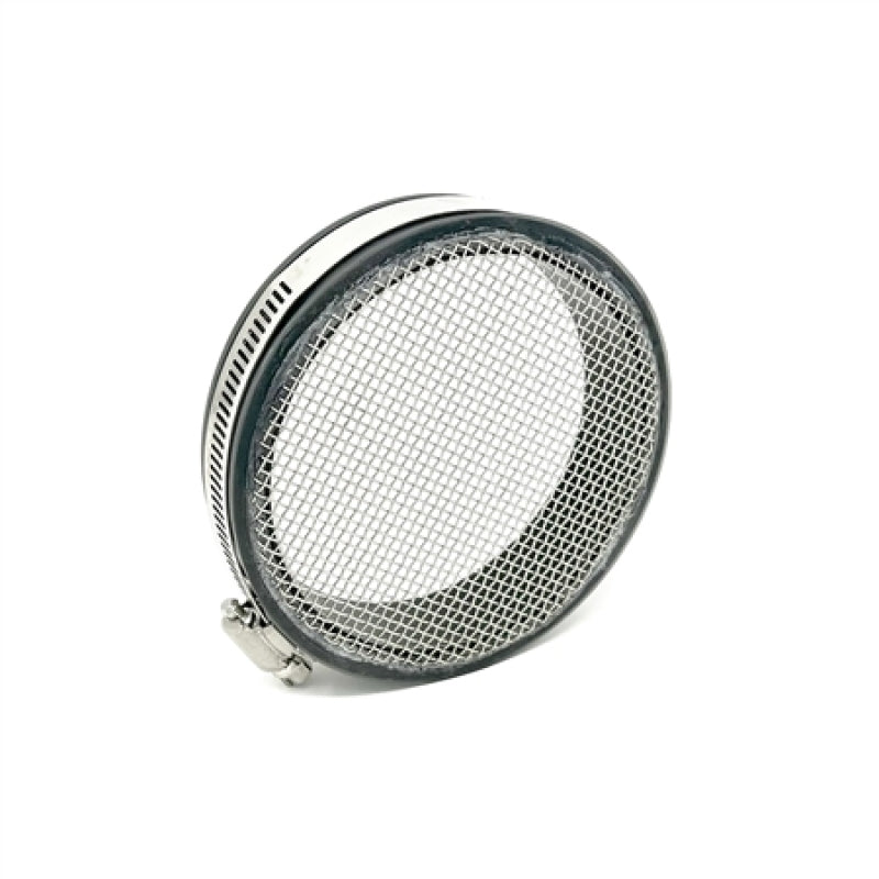 Torque Solution HD Turbo Screen Shield Wire Mesh Filter for 4 inch Inlet / Pipe TS-TM-482-4