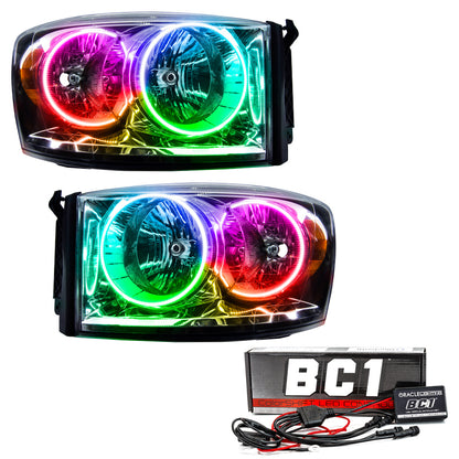 ORACLE Lighting Oracle 07-08 Dodge Ram SMD HL - ColorSHIFT w/ BC1 Controller 7034-335 7034-335 Photo - Primary