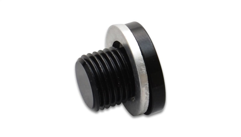 Vibrant M12 x 1.50 Metric Aluminum Port Plug with Crush Washer 16662 Photo - Primary