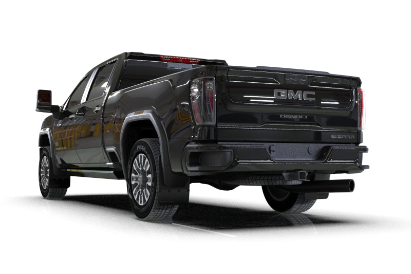 Rally Armor 20-24 GMC Sierra 2500/3500 HD Denali Black Mud Flap w/White Logo MF131-BLK-WH MF131-BLK-WH User 1