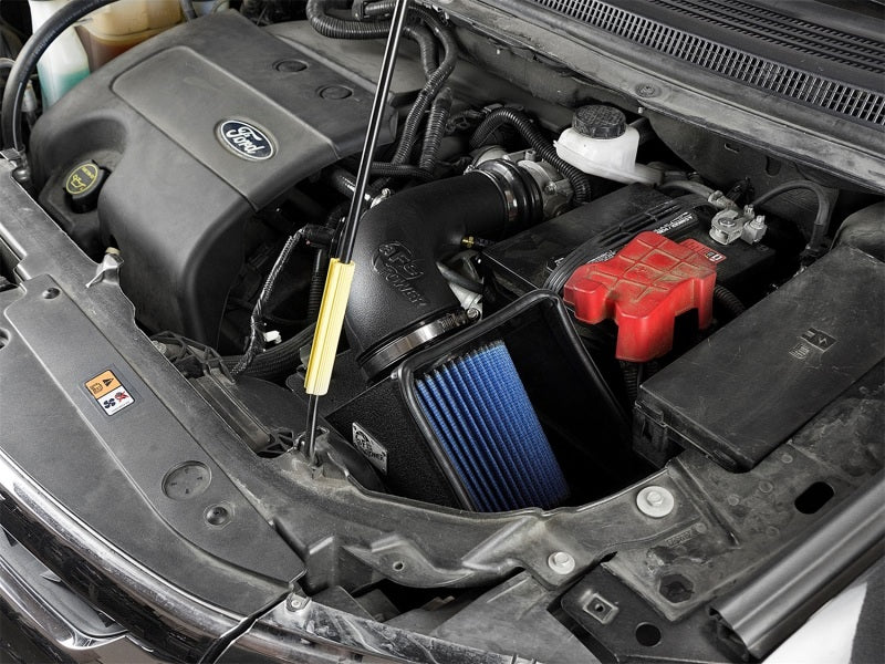aFe Magnum FORCE Stage-2 Pro 5R Cold Air Intake System Ford Edge 11-14 V6- 54-12842 Photo - Mounted