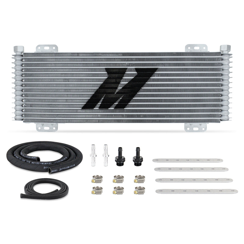 Mishimoto 13-Row Stacked Plate Transmission Cooler - Silver MMTC-SP-13SL MMTC-SP-13SL Photo - Primary