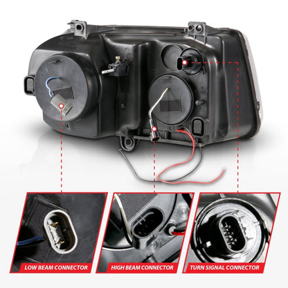 Anzo 2005-2010 Chrysler 300C Projector Headlights w/ Halo Chrome (CCFL) G2 121250 Photo - Unmounted