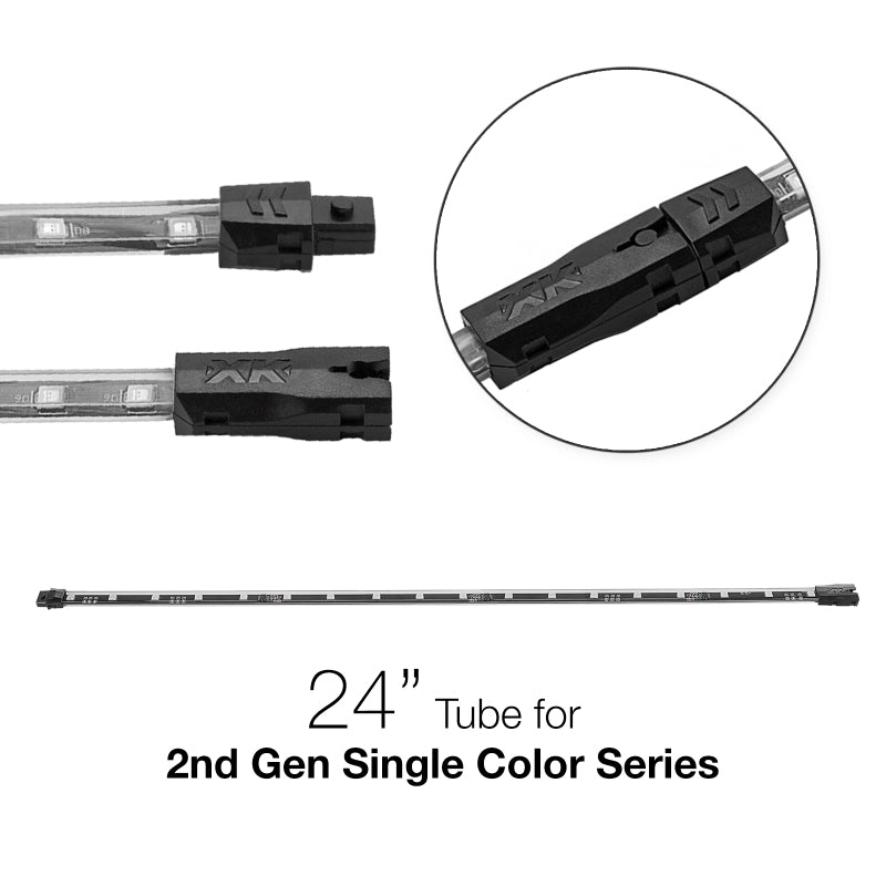 XKGLOW XK Glow Single Color 24in Tube Single Color RED - 2nd Gen XK-2P-T-24-R XK-2P-T-24-R User 1