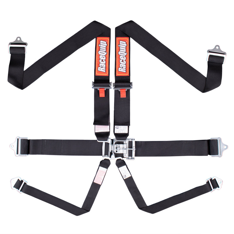 RaceQuip Black L & L 6pt Seat Belt 712002 712002 Photo - Primary