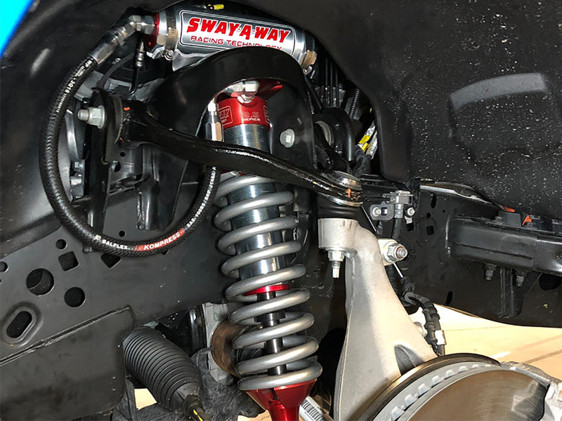 aFe Sway-A-Way 2.5in Front Coil Over Kit 21-23 Ford F150 (4wd Models ONLY) 301-5600-13 301-5600-13 Photo - Mounted