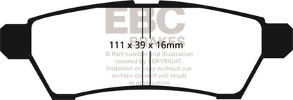 EBC Disc Brake Pad Set DP41746R Photo - Primary