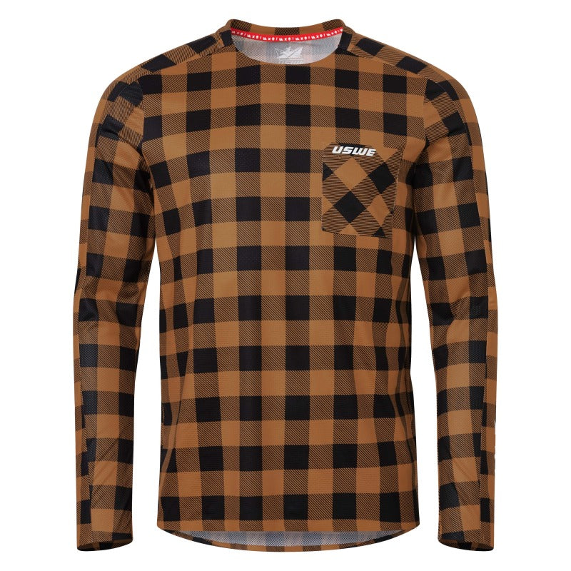 USWE Flannel Long Sleeve Lightweight Off-Road Jersey Bronze - XS w80951061042103 w80951061042103 User 1