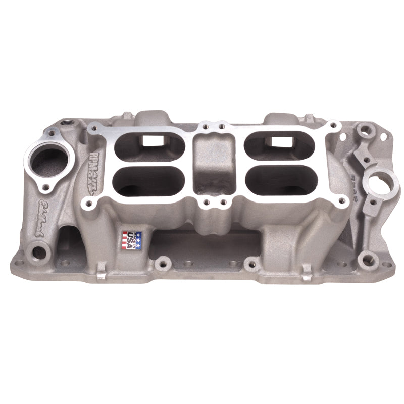 Edelbrock Performer Rpm Dual-quad Air-gap For Small-block Chevy 7525 Photo - Primary