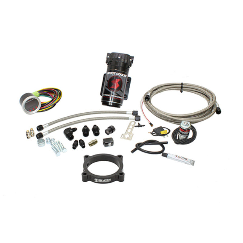 Snow Performance 11-17 Mustang Stg 2 Boost Cooler F/I Water Inj. Kit (SS Brded Line/4AN Fittings) w/ SNO-2132-BRD-T SNO-2132-BRD-T Photo - Primary