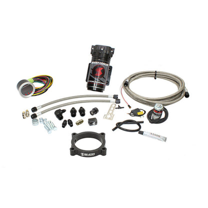 Snow Performance 11-17 Mustang Stg 2 Boost Cooler F/I Water Inj. Kit (SS Brded Line/4AN Fittings) w/ SNO-2132-BRD-T SNO-2132-BRD-T Photo - Primary