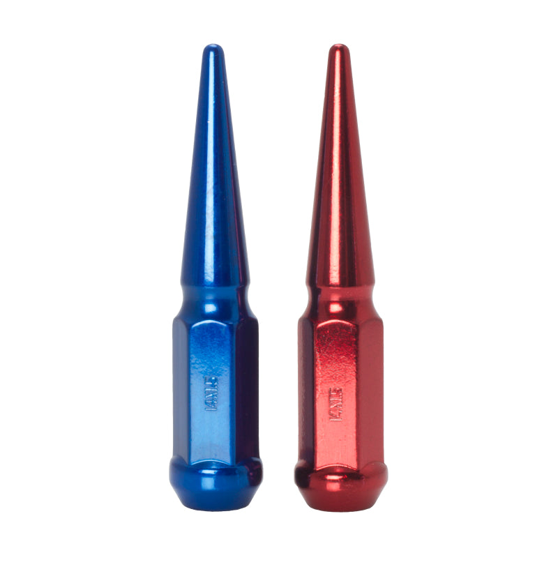 Wheel Mate Spiked Lug Nuts Set of 24 - Red 14x2.0 35425PR 35425PR Photo - Primary
