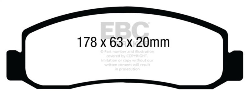 EBC Disc Brake Pad Set DP61892 Photo - Primary