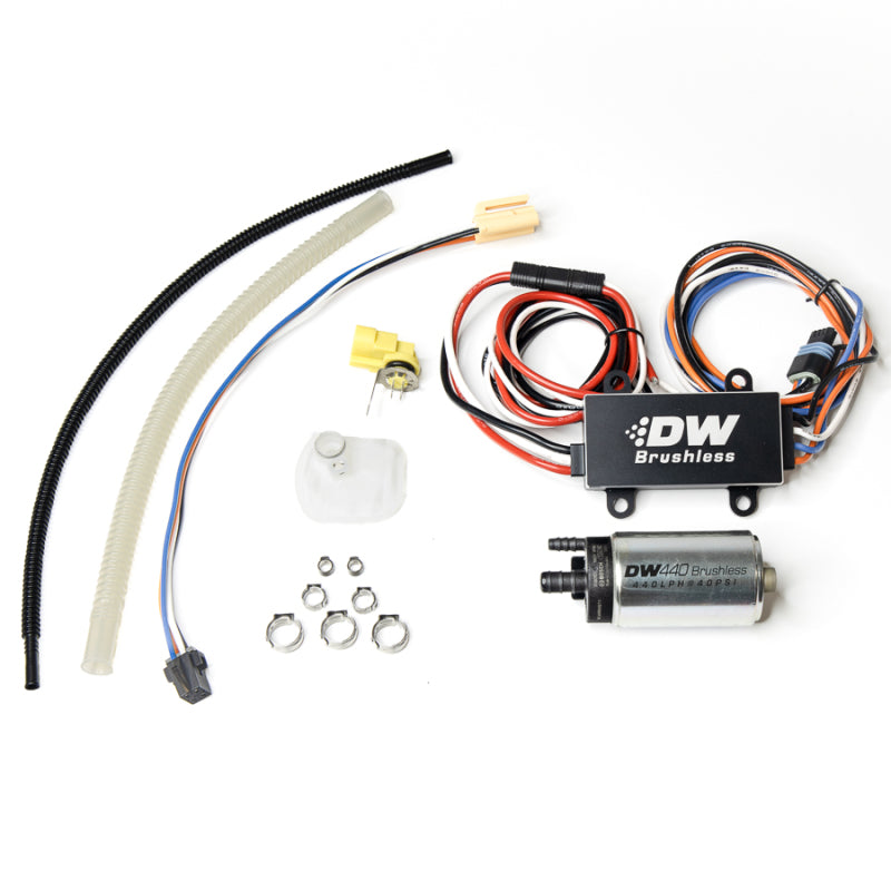 DeatschWerks 440lph in-tank brushless fuel pump w/ 9-0909 install kit + C103 Controller 9-442-C103-0909 Photo - Primary