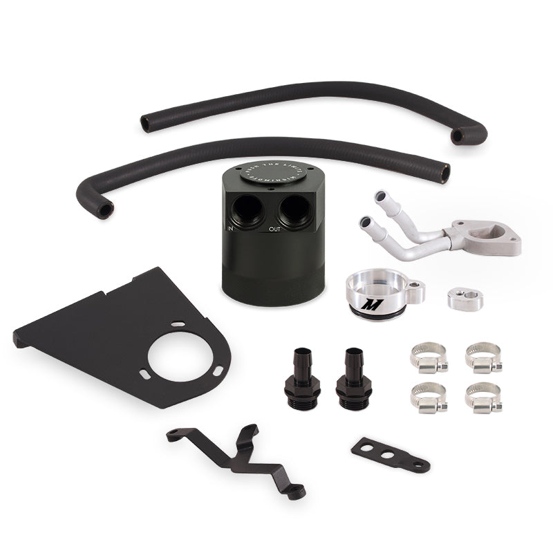 Mishimoto 2017+ Ford 6.7L Powerstroke Baffled Oil Catch Can Kit MMBCC-F2D-17BE MMBCC-F2D-17BE Photo - Primary