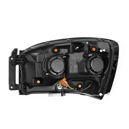 AlphaRex 06-08 Ram 1500HD NOVA LED Proj Headlights Plnk Style Alpha Blk w/Seq Signal/DRL/Amber LED 880538 880538 User 1