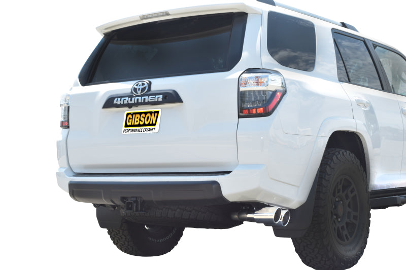 Gibson 17-19 Toyota 4Runner Limited 4.0L 2.5in Cat-Back Dual Sport Exhaust - Aluminized 18816 18816 Illustration Guide