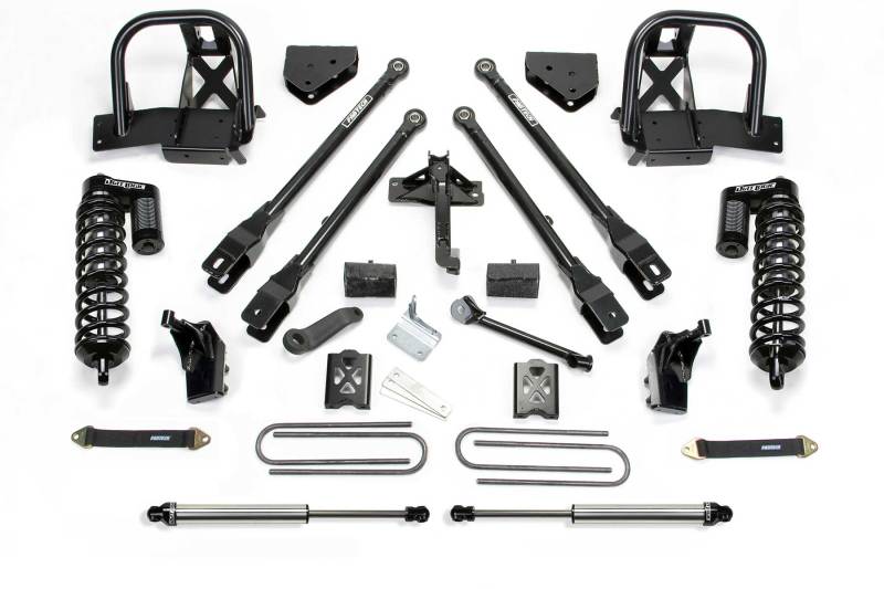 Fabtech 4"4 Link System w/Dirt Logic 4.0 Coilovers & Rear Dirt Logic Shocks K2205DL Photo - Primary