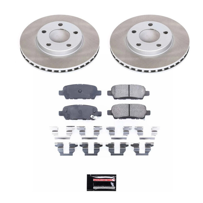 PowerStop Power Stop 09-14 Nissan Maxima Rear Semi-Coated Rotor Kit SC179 SC179 Photo - Primary