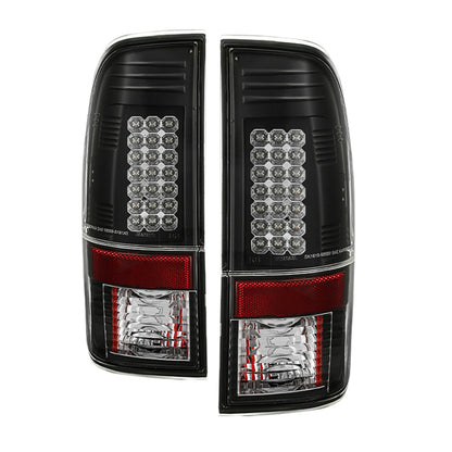 Spyder Ford Super Duty 08-15 LED Tail Lights Black ALT-YD-FS07-LED-BK 5003898 5003898 Photo - Primary