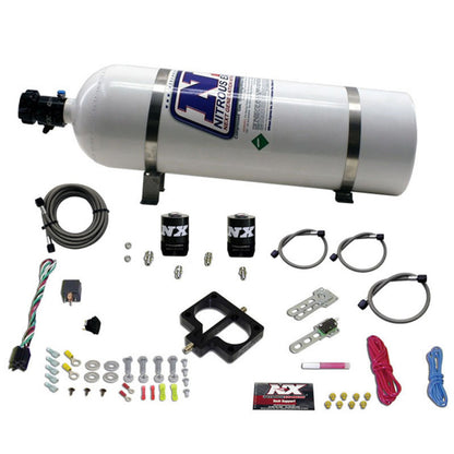Nitrous Express Dodge TBI (Magnum) Nitrous Plate Kit (Magnum Engine) w/15lb Bottle 20945-15 20945-15 Photo - Primary