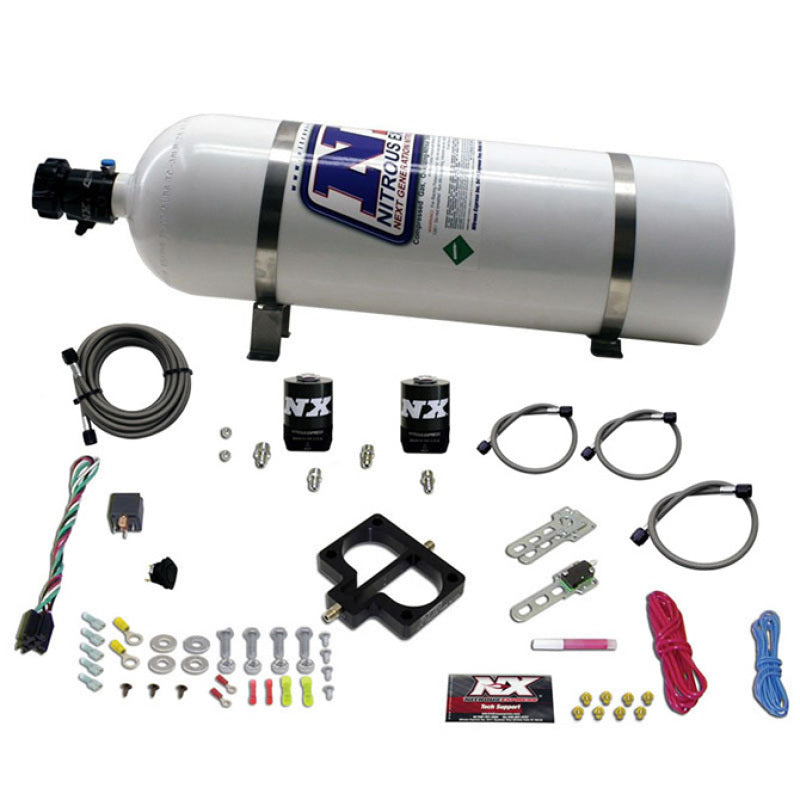 Nitrous Express Dodge TBI (Magnum) Nitrous Plate Kit (Magnum Engine) w/15lb Bottle 20945-15 20945-15 Photo - Primary