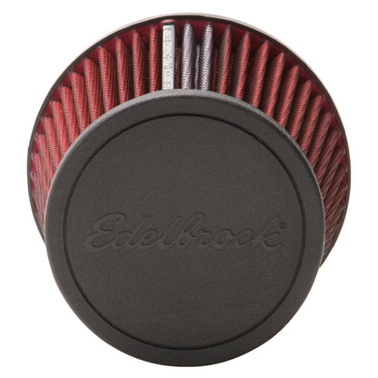 Edelbrock Air Filter, Pro-Flo Series, Conical, 6.5" Tall, Red/Black 43651 Photo - out of package
