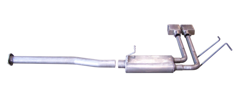 Gibson 08-09 Chevrolet Silverado 1500 LS 4.8L 2.5in Cat-Back Super Truck Exhaust - Stainless 65629 65629 Photo - Primary
