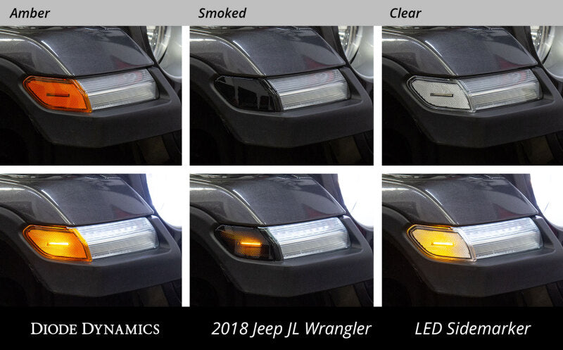 Diode Dynamics 18-21 Jeep JL Wrangler/Gladiator Sidemarkers - Amber (set) DD5069 DD5069 User 4