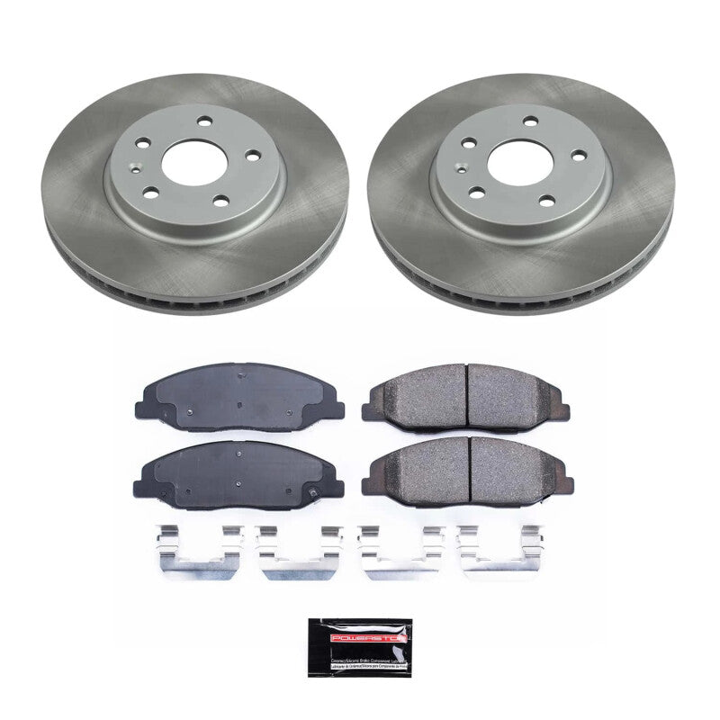 PowerStop Power Stop 08-14 Cadillac CTS Front Semi-Coated Rotor Kit SC4721 SC4721 Photo - Primary