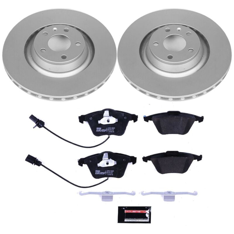 PowerStop Power Stop 05-11 Audi A6 Quattro Front Euro-Stop Brake Kit ESK5277 ESK5277 Photo - Primary