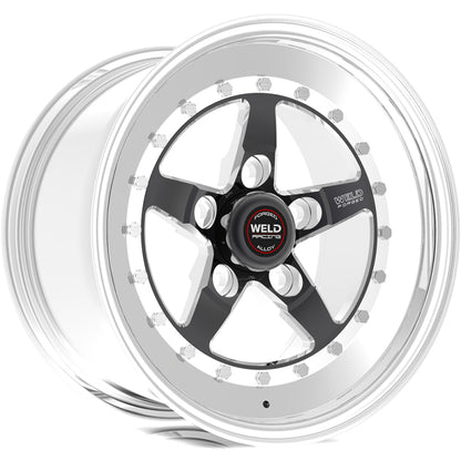 Weld Weldstar 15x14 / 5x4.75 BP / 6.5in. BS Black Wheel - Non-Beadlock 791B-514282 791B-514282 User 1