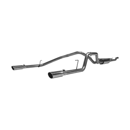 MBRP 2004-2009 Nissan Titan 5.6L EC/CC Cat Back Dual Split Rear S5402409 Photo - Primary