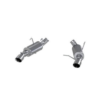 MBRP 11-14 Ford Mustang GT 5.0 3in Dual Muffler Axle Back Split Rear Alum Exhaust System S7225AL S7225AL Photo - Primary