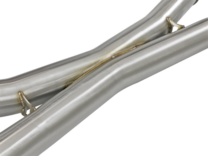 aFe MACH Force-XP 3-1/2 IN 304 Stainless Steel Cat-Back Exhaust System w/ 49-36341-P Photo - Unmounted