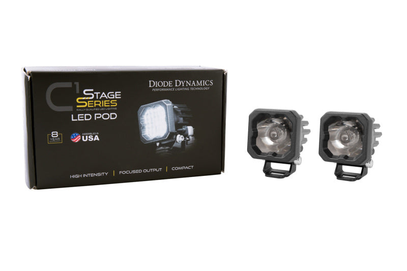 Diode Dynamics Stage Series C1 LED Pod Sport - White Wide Standard ABL (Pair) DD6440P DD6440P User 5