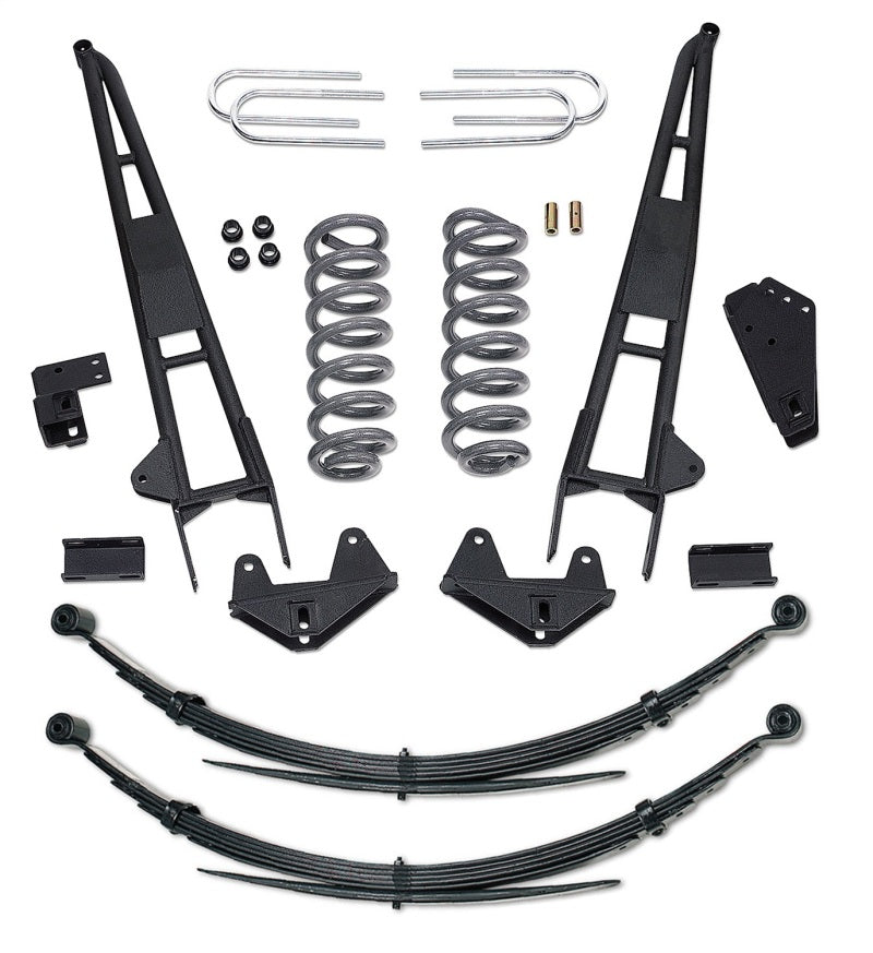 Tuff Country 81-96 Ford Bronco 4x4 4in Performance Lift Kit with Rear Leaf Springs (SX6000 Shocks) 24815K