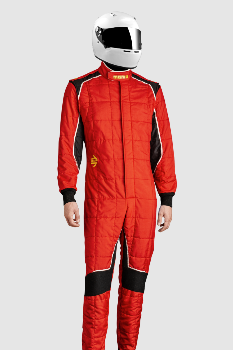 MOMO Corsa Evo Driver Suits Size 50 (SFI 3.2A/5/FIA 8856-2000)-Red TUCOEVORED50