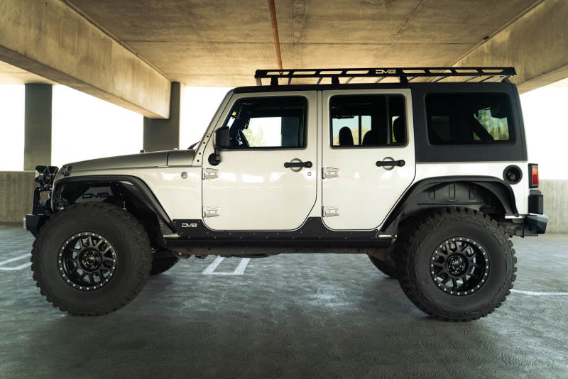 DV8 Offroad 07-18 Jeep Wrangler JK Slim Fender Flares FDJK-07 FDJK-07 Photo - Unmounted