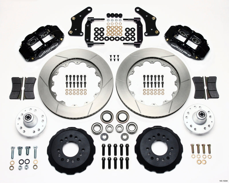 Wilwood Narrow Superlite 6R Front Hub Kit 14.00in Large GM 57-70 Drop Spindle 140-10284 140-10284 Photo - Primary